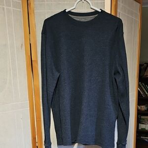 Men's Navy Thermal Tee